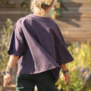 Blouse Myriem - seersucker prune - Quintessence