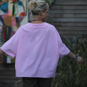 Blouse Myriem - seersucker rayé rose/blanc - Quintessence