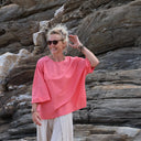 Blouse Nao - coton brodé pastèque - Quintessence