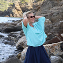 Blouse Nao - coton vichy vert peps - Quintessence