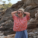 Blouse Nao - viscose bouquet grenadine - Quintessence