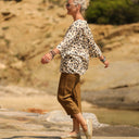 Blouse Nao - Voile de coton léo et sa touche fluo - Quintessence