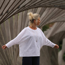 Blouse Naomie - broderie fleurie blanche - Quintessence