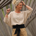 Blouse Naomie - double gaze de coton ficelle chiné - Quintessence