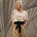 Blouse Naomie - double gaze de coton ficelle chiné - Quintessence