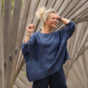 Blouse Naomie - lyocell bleu jean - Quintessence