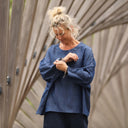 Blouse Naomie - lyocell bleu jean - Quintessence