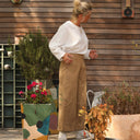 Blouse Naomie - triple gaze de coton blanche - Quintessence