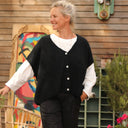 Blouse Naomie - velours milleraies ivoire - Quintessence