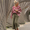 Blouse Naomie - Viscose Fleur Grenade - Quintessence