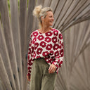 Blouse Naomie - Viscose Fleur Grenade - Quintessence