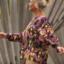 Blouse Naomie - viscose Ikat - Quintessence