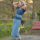 Blouse Nila - Double gaze de coton indigo - Quintessence