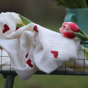 Blouse Romy – Double gaze de coton blanc cassé coeur - Quintessence