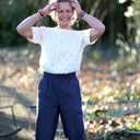 Blouse Romy – Double gaze de coton blanc cassé primevère - Quintessence