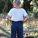 Blouse Romy – Double gaze de coton blanc cassé primevère - Quintessence