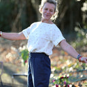 Blouse Romy – Double gaze de coton blanc cassé primevère - Quintessence