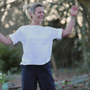 Blouse Romy – Double gaze de coton blanche - Quintessence