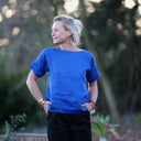 Blouse Romy – Lin bleu majorelle - Quintessence