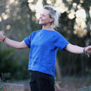 Blouse Romy – Lin bleu majorelle - Quintessence