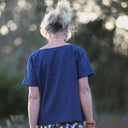 Blouse Romy – Lin indigo - Quintessence