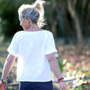 Blouse Romy – Voile de coton fleurs brodées - Quintessence