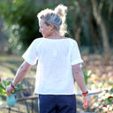 Blouse Romy – Voile de coton fleurs brodées - Quintessence