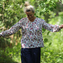 Blouse Sylvie coton imprimé Ronce Fleurie - Quintessence