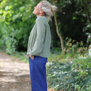 Blouse Sylvie double gaze de coton Ortie - Quintessence
