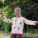 Blouse Sylvie viscose Coquelicot Rosé - Quintessence