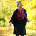 Blouse Thémis - lin bougainvillier - Quintessence