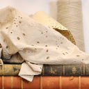 Boléro Ange - coton brodé ajouré ficelle - Quintessence