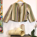 Boléro Ange - Jacquard ethnique chic - Quintessence