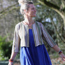 Boléro Ange - Jacquard ethnique chic - Quintessence