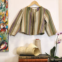 Boléro Ange - Jacquard ethnique chic - Quintessence