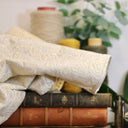 Boléro Ange - Jacquard ivoire & doré - Quintessence