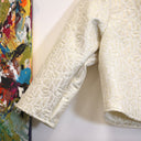 Boléro Ange - Jacquard ivoire & doré - Quintessence