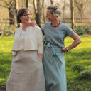 Boléro Ange - Jacquard ivoire & doré - Quintessence