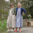 Boléro Ange - lin bleu indigo - Quintessence