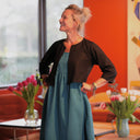 Boléro Ange - lin noir - Quintessence