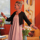 Boléro Ange - lin noir - Quintessence