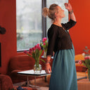 Boléro Ange - lin noir - Quintessence