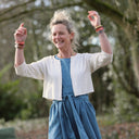 Boléro Ange - viscose/lin ficelle - Quintessence