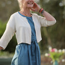 Boléro Ange - viscose/lin ficelle - Quintessence