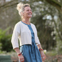 Boléro Ange - viscose/lin ficelle - Quintessence