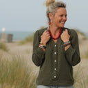 Boucles d’oreilles Abysse – Grenat - Quintessence