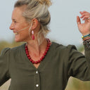 Boucles d’oreilles Abysse – Grenat - Quintessence