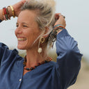 Boucles d’oreilles Énigme – Ivoire & Ambré - Quintessence