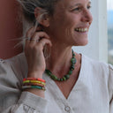 Bracelet Halo – Caramel doré - Quintessence