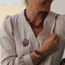 Bracelet Halo – Caramel doré - Quintessence